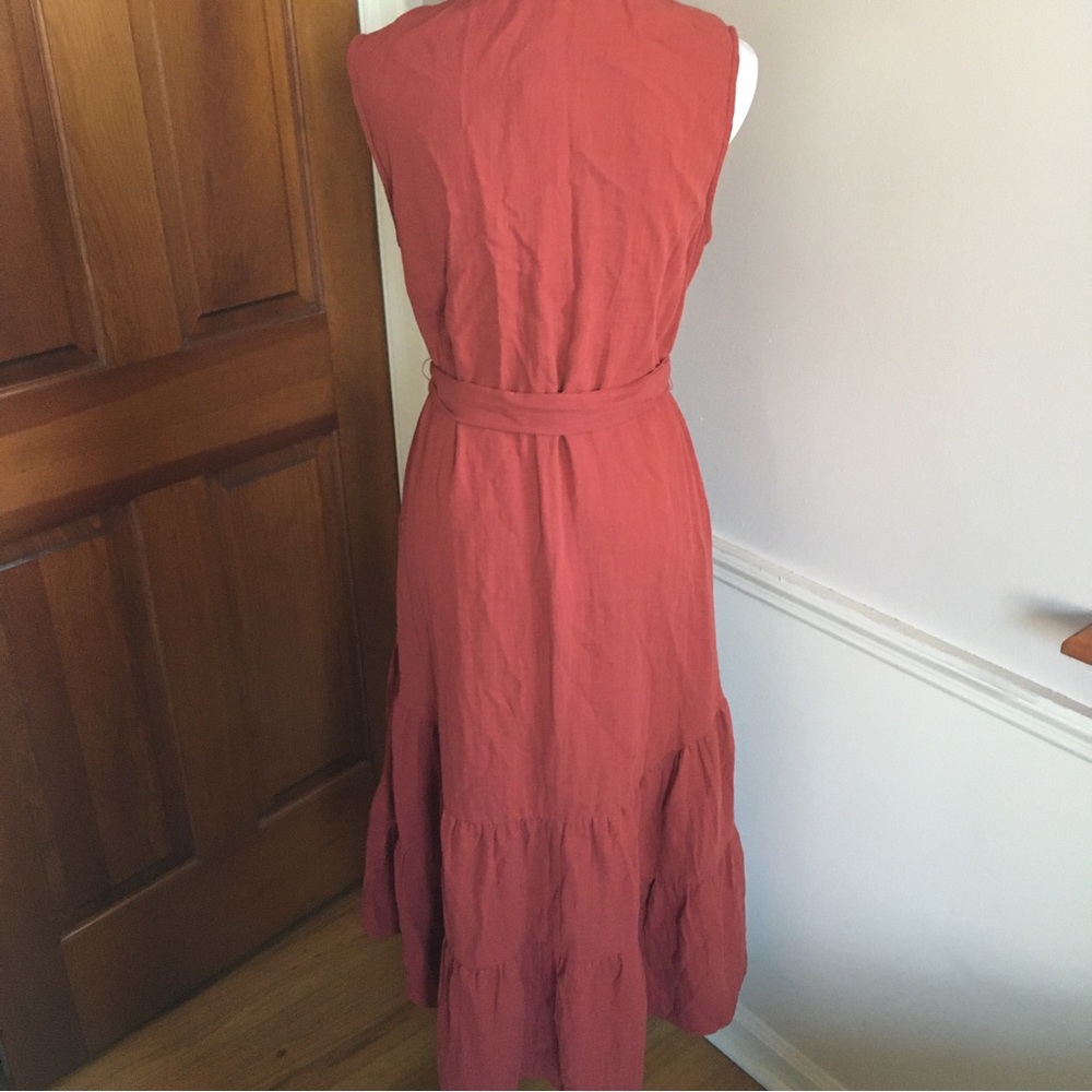 NWT DREW Amber Button-front Tiered Hi-Lo Dress Size Large - Picture 9 of 9